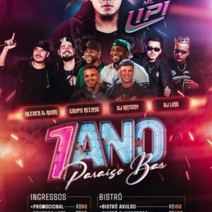 1 ano de Paraíso Bar (Show MC Lipi)